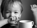 smiley toddler tea cup