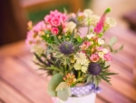 jam jar wedding flowers